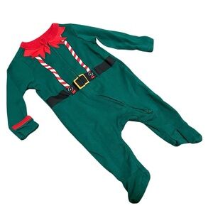 4/$20 Newborn Baby Christmas Sleeper Elf Pyjamas 2 Way Zipper Boy Girl NB 🛑